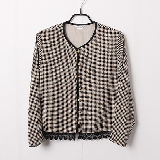 Houndtooth blouse