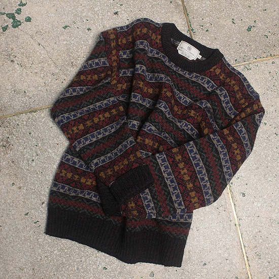 KENT &amp; CORWEN shetland wool knit