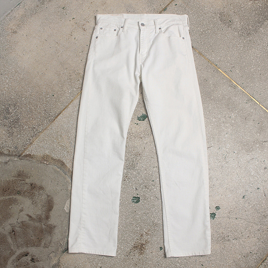 LEVI&#039;S 513 white denim pants (31.5)