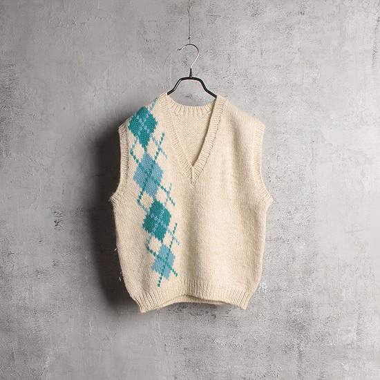 hand made knit vest