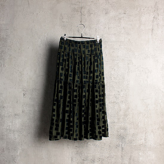 KEIKO SUZUKI collection banding skirt (women free)