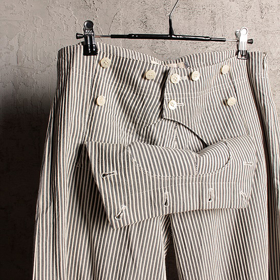 LA MARINE FRANCAISE hickory pants (29.1 inch)