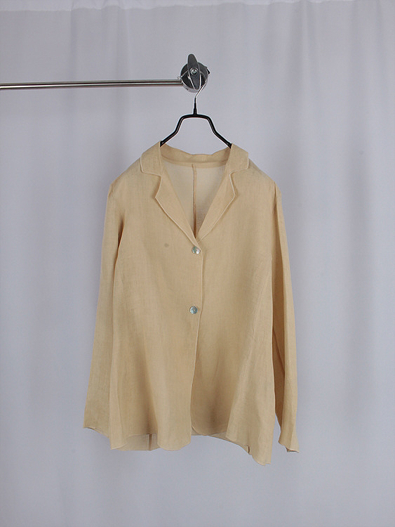 italy made silk / linen jacket