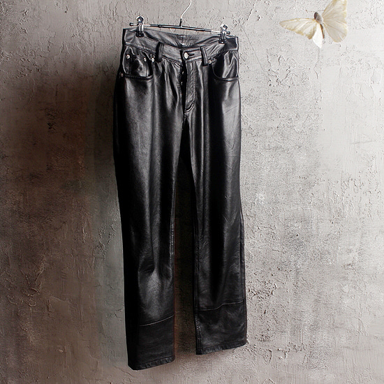 Helmut Lang Archive AW 1997 Calf Leather Pants (KLTZ)