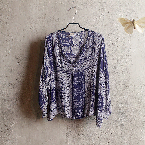 a.i.c paisely blouse