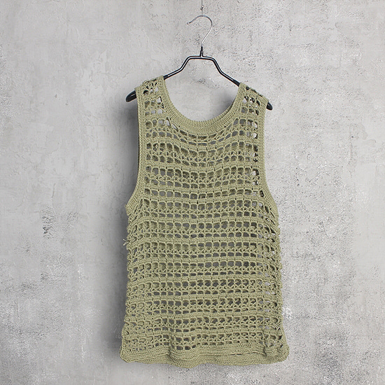 knit net vest