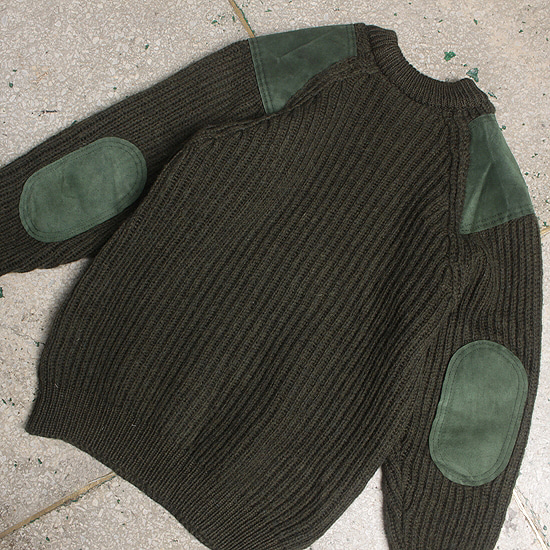 HIGHLAND 2000  leather patch knit
