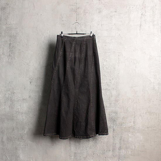 Long denim skirt (26.4)