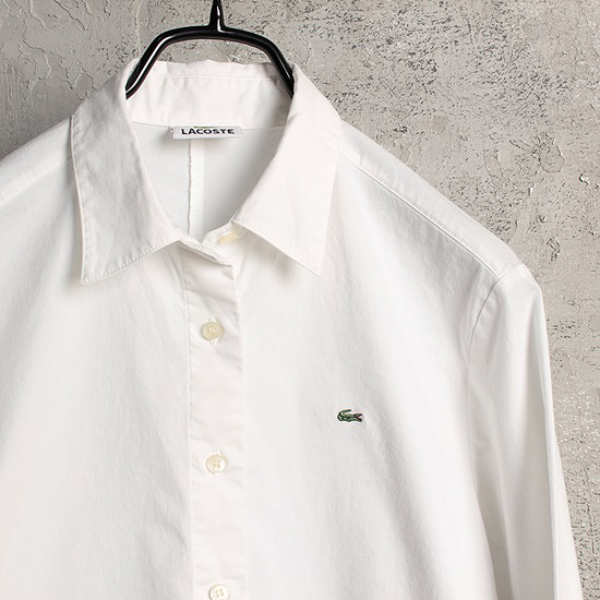 LACOSTE white shirts (JAPAN MADE)