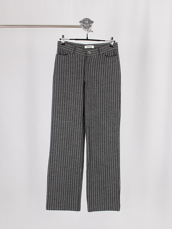 ZUCCA wool stripe slacks (25.1 inch) - JAPAN MADE